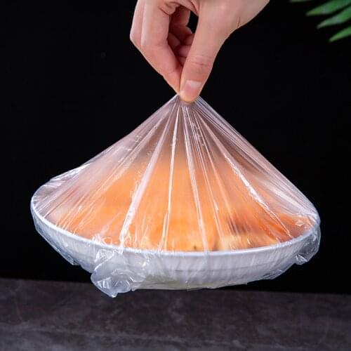 100pcs Disposable Food Cover for Refrigerator Anti-flavor Heat Preservation Dust-proof Kitchen Essentials Bowl Cover food tent