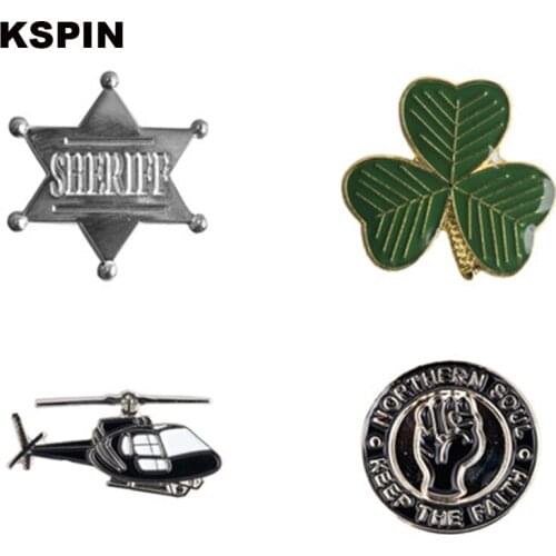 Metal Badges for Clothes Cute Cartoon Anime Icons Kawaii Pins and Brooches