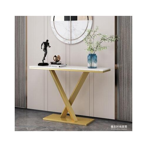 Marble porch table wall shelf New Nordic porch entrance cabinet