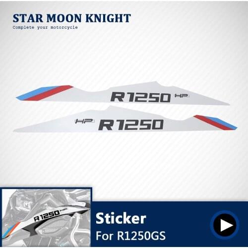 Motorcycle Sticker Adventure Front Fairing Body Shell R1250GS Stickers Reflective Film Paster For BMW R1250GS R 1250 GS ADV HP