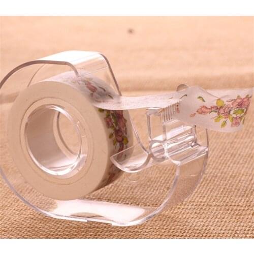 Not tapes Suit 1.5cm Special cutter for paper tape Dividing Stickers border Transparent and paper tape holder No tapes