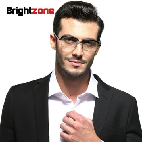 Brightzone 2019 Women Men Reading Glasses Black Alloy Acetate Frames Glass Lenses Eyeglass Unisex Anti Fatigue Reader Eyewear