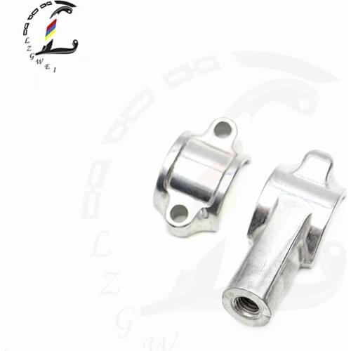 Motorcycle Handlebar Rear View Mirrors Stand For Kawasaki KLX250 KL250 KLX KL 250 8MM Silver Rearview Mirror Bracket Clip