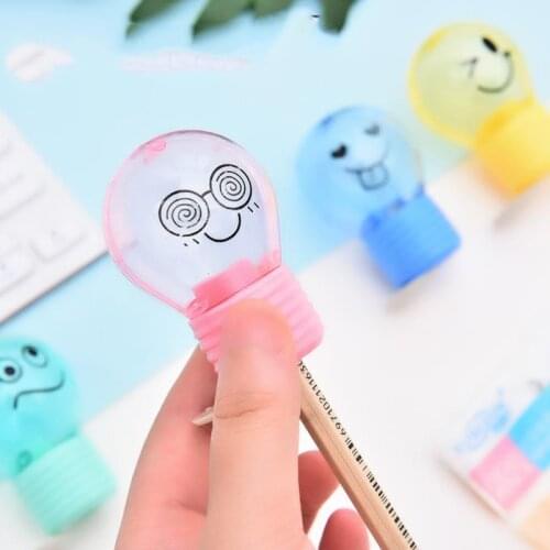 2Pc Kawaii Single Bulb Style Pencil Sharpener Double Hole Owl Pencil Sharpener Make Up Student Office Stationery School Supplie