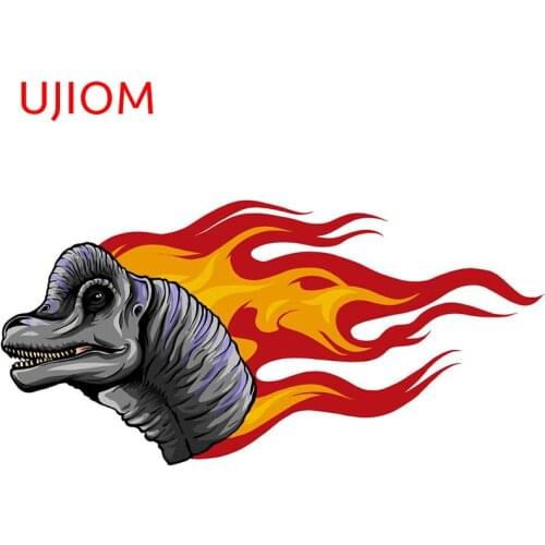 UJIOM Dinosaurus Brachiosaurus Head Personalise Waterproof Wall Stickers Living Room Decoration Kitchen Decor Poster Decals