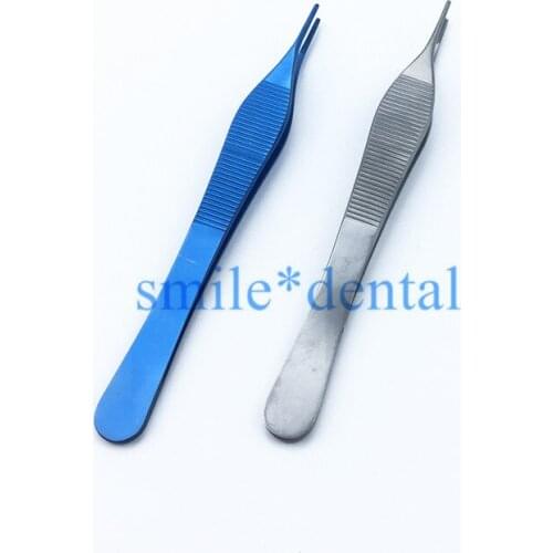 12cm Cartilage tweezers forceps titanium alloy stainless steel Instruments for nasal plastic