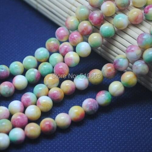 140 Pieces / Lot, Nature Jadee Stone Bead DIY beads Accessories Size 8mm Nice Colors