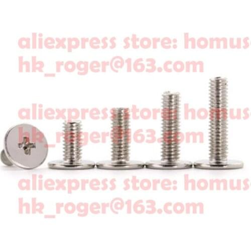 304 stainless steel CM Flat thin head M2 screw small head dia 3 3.5 4 4.5 mm screw head electronic phone screw cross hxx drive