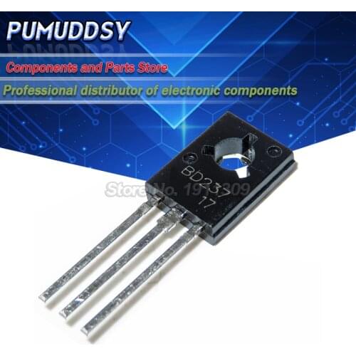 50PCS Transistor BD237 NPN 2A/100V TO-126 transistor IC