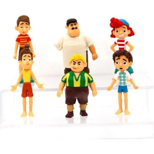 6Pcs/Set Disney New Movie Pixar Luca Figure Set Alberto Machiavelli Giulia Sea Monster Figurines Doll Toys For Children Gift