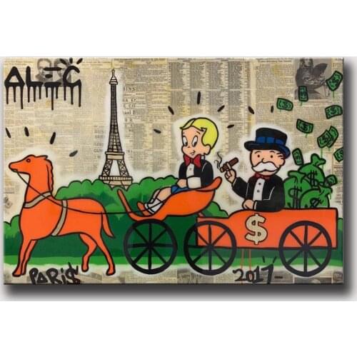 Alec Monopolys Rolls Royal Angel Devil , Painting Canvas Modern Art Decorative Wall Pictures Home Decor