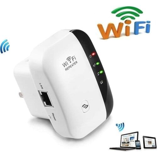 AMKLE Wireless WiFi Repeater Extender 300Mbps Wi-Fi Amplifier 802.11N/B/G Booster Repetidor Wi Fi Reapeter Access Point