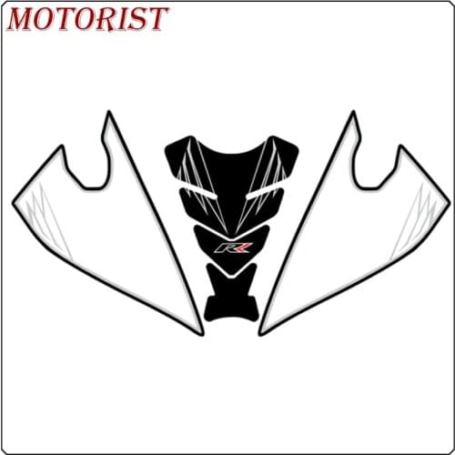 MOTORIST Front Fairing Motor Number Board 3D Gel Protector for HONDA CBR600RR 2007