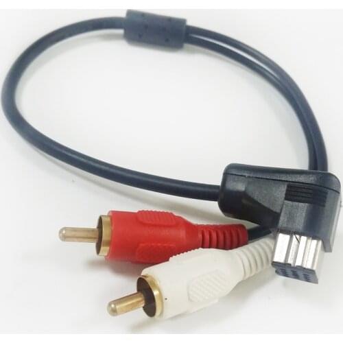 Car CD Stereo Aux input Jack Auxiliary RCA IP-BUS Cable Adapter For Pioneer CD