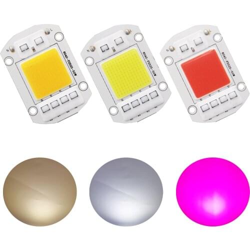 Driverless AC 220V 110V 20W 30W 50W high power led cob warm white full spectrum 380-840nm flood light plant grow COB LED Strip