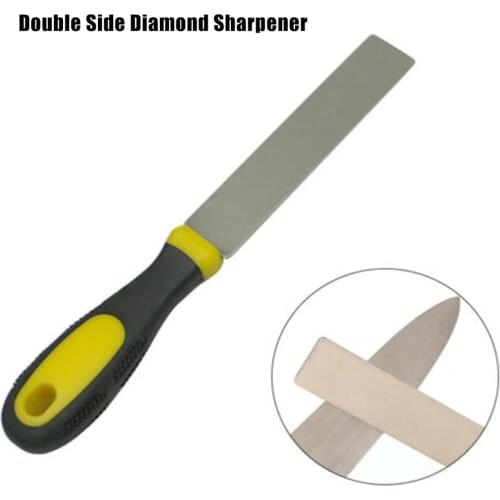 Double Side Diamond Sharpener Knife Sharpener Whetstone Chisel/Blade Sharpening Pocket Stone Sharpening Tool