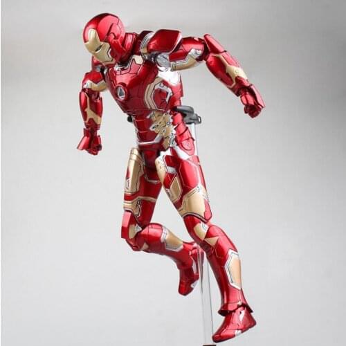 HC Iron Man Mark XLII Gloden PVC Action Figures Toys
