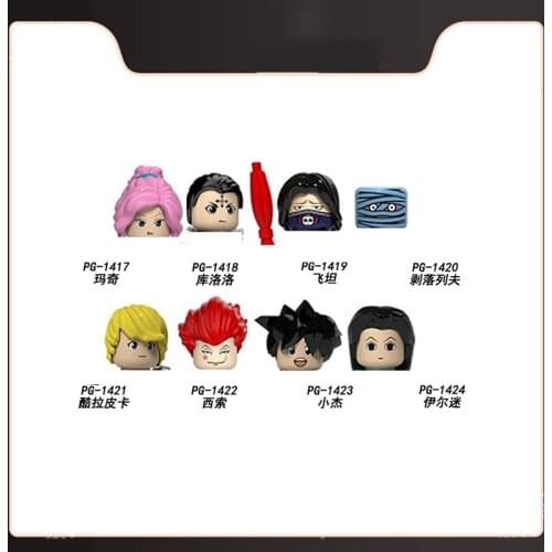 Hunterxhunter Hisoka Machi Kurapika Mini Figure Bricks Toys Building Blocks Diy Assembled Model Educational Toys