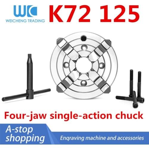 Four-jaw single-action chuck K72-125