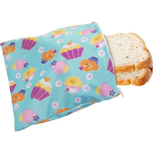 1pc 3pcs Reusable Snack Bag Waterproof Bread Sandwich Bag Pouch For School Camping Work Travel Picnic Bag