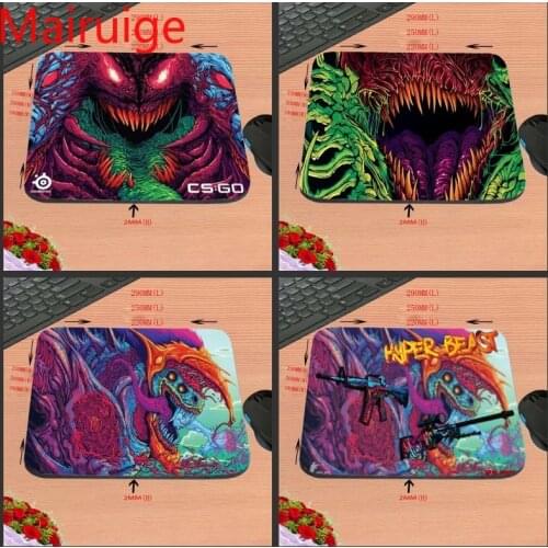 Mairuige Shop Fashionable Personality Mouse Pad CS Go Hyper Beast Mouse Pad Computer Gaming Mouse Pad Player Gaming Pad