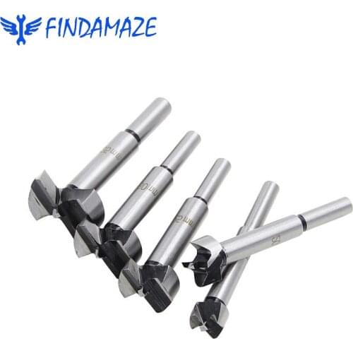 Woodworking Drill High-carbon Steel Drill Bits A Pack of 5 Pieces 15-35 Mm Set Hinge Hole Cutter Woodworking Hole Saw Cutter