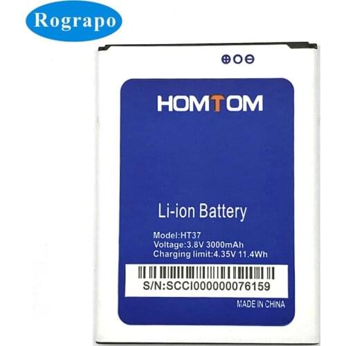 New 3000mAh HT37pro High Quality Replacement Battery Baterij Batterie For Homtom HT37 / HT37 Pro Mobile Phone Accumulator