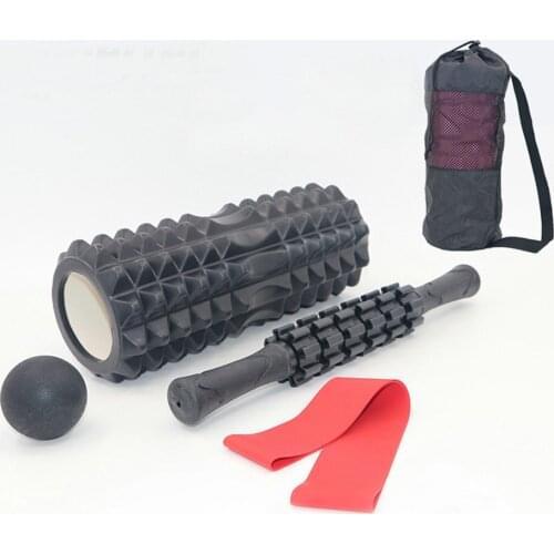 33cm Crescent Moon Style Mace Yoga Pole Massage Stick Fascia Ball Set Hollow Foam Shaft Pilates Yoga Shaft