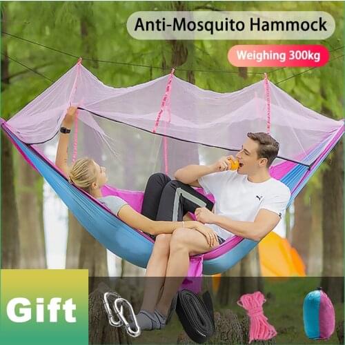 Camping Mesh Portable Square Foldable Mosquito Control Mosquito Net Lightweight Outdoor Camping Tent Sleeping Summer Hammock