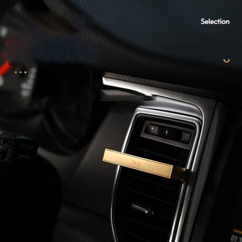 Simple Style Car Perfume Metal Solid Car Air Freshener Car Fragrance Vent Clips Car Accesories Interior