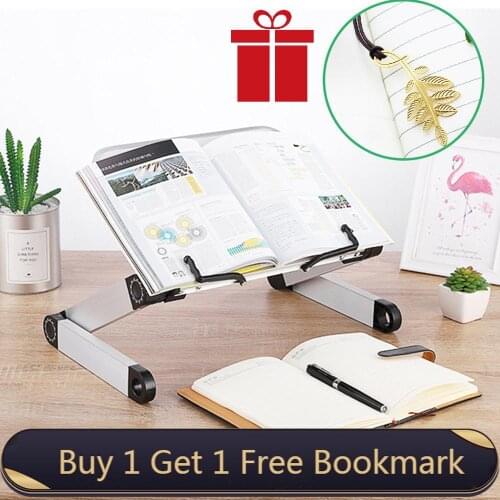 Adjustable Book Reading Stand Holder Foldable Bookend PC Support for Kids Adults Office School Supply Book Magazine Shelf