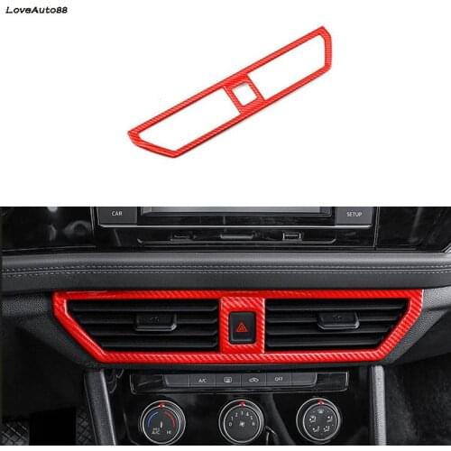 Car Central control air conditioning outlet decoration Gear handle sequins decorative For Volkswagen VW Jetta MK7 2019 2020 2021