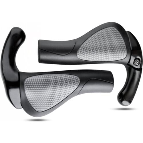 1 Pair MTB Bike Grips Anti-Skid Ergonomic Bicycle Grips Bike Bar Ends Handlebars Rubber Push On Bicycle Parts Cycling Grips