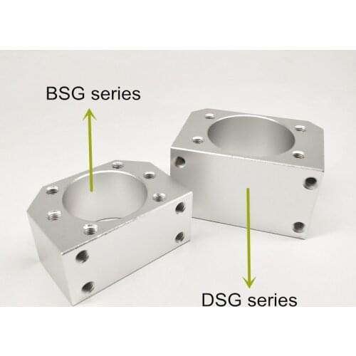 1pc Ballscrew Nut Housing Seat Mount Bracket Holder For Sfu1605 1616 Ball Screws Aluminum Alloy Ball Screw Bolt Set CNC parts