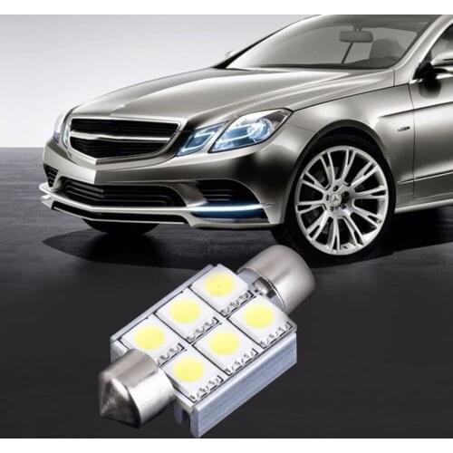 1PC Super White Led 36mm Festoon 5050 SMD 6 LED C5W Car Auto Interior Dome Door Light Lamp Bulb Pathway lighting 12V Work Lamp