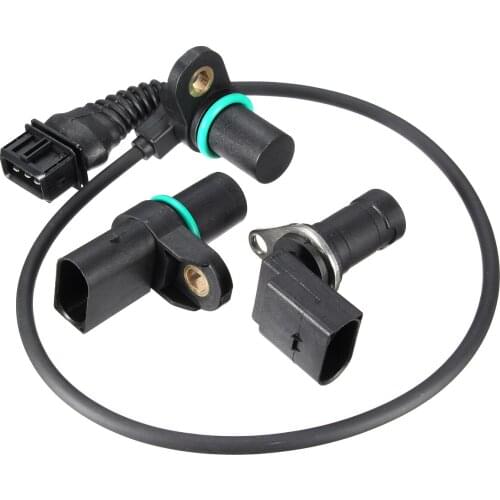 3 pieces/set of automobile intake camshaft crankshaft position sensor with O-Rfor BMW 12147539165 12147518628 12141709616