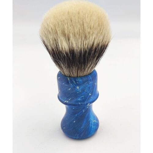 Pure badger hair shaving brush with soft and dense badger hair knot