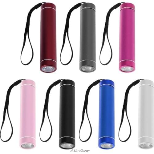 DIY 1x 18650 Battery Power Bank Case LED Flashlight USB Charger For Smart Phone