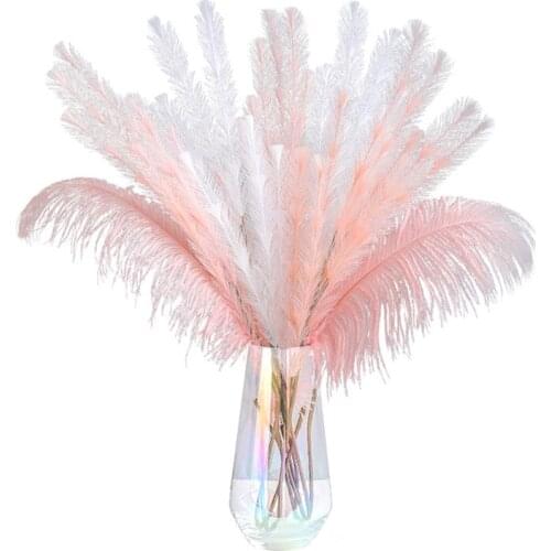 Ins simulation flower dining table living room artificial home wedding decoration accessories modern reed grass