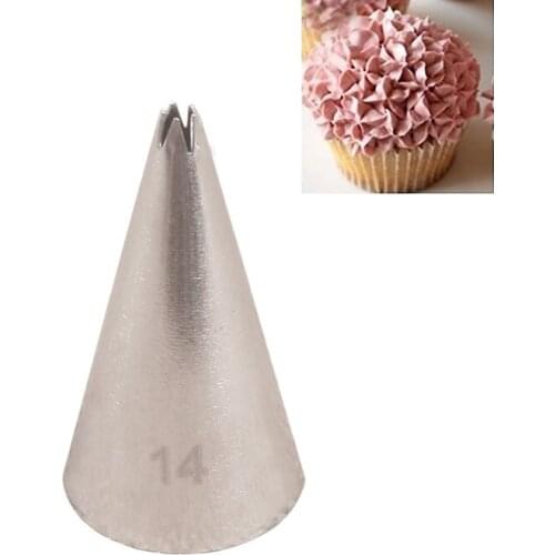 #14 Icing Decorating Tips Pastry Nozzles Cupcake Decorating Tools Baking Cake utensilios de reposteria KH081