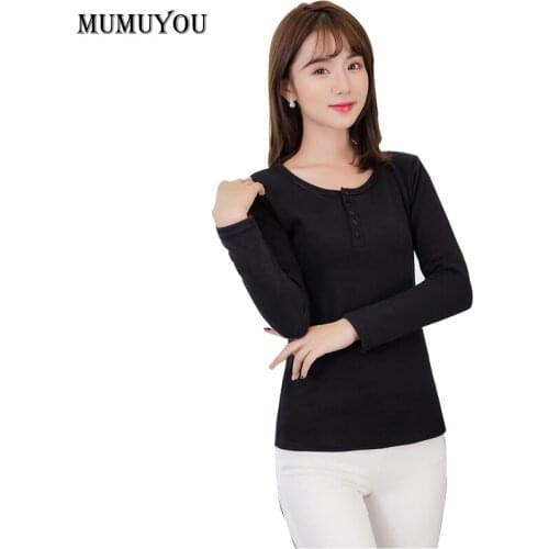 MUMUYOU Women's Long Sleeve T-shirts