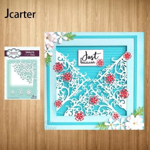 New Arrival Metal Cutting Dies Corner Leaves Flowers Craft Handmade Knife Mould Blade Punch Stencils Dies Cut Scrapbooking Model