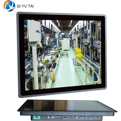 Intel i3 6100u 2.3GHz 19" industrial all in one pc 4USB/RS232 Capacitance touch screen Resolution 1280x1024 4GB RAM 32G SSD