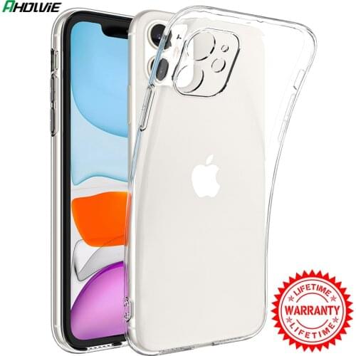 Clear Case For iPhone 11 Pro Max 11Pro XS X XR 8 Plus 7 SE 2020 6 6S 12 Mini Luxury Transparent Silicone Phone Cover Accessories