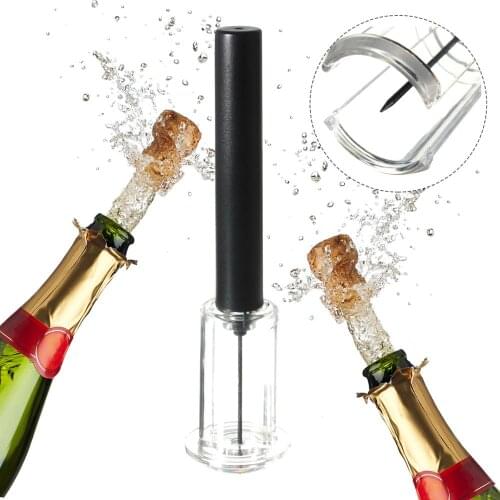 Red Wine Opener Vacuum Wine Stopper Corks Corkscrews with Foil Cutter Air Pressure Wine Bottle Opener