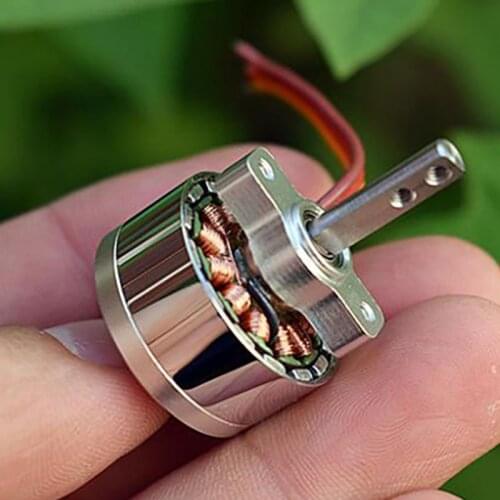 1PC D1807 PTZ Brushless Motor NdFeB Magnet 3-phase 265KV Ball Bearing DC Motor, PTZ Camera Motor, DIY Airplane Model Motors