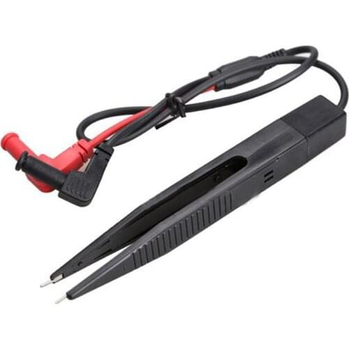 1pc SMD Inductor Test Clip Probe Tweezers 250V For Resistor Multimeter Capacitor 15 x 1.8 x 1.5cm