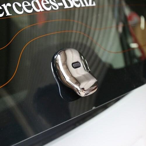 Car Styling ABS Chrome Rear Window Wiper Tail Windscreen Wipers Trim Covers 2Pcs For Benz Smart Fortwo 453 2015-2019