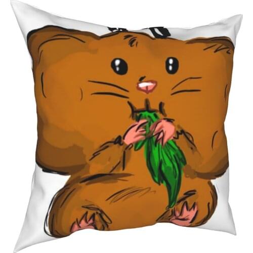 Little animal hamster decoration cushion cover animal cute pet 45 cm linen pillow house culture home decoration pillow case