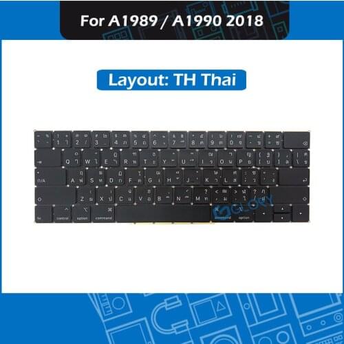For Macbook Pro Retina A1989 A1990 Keyboard Hungarian Danish Portuguese Norwegian Korean Thai Czech Swedish Swiss Layout